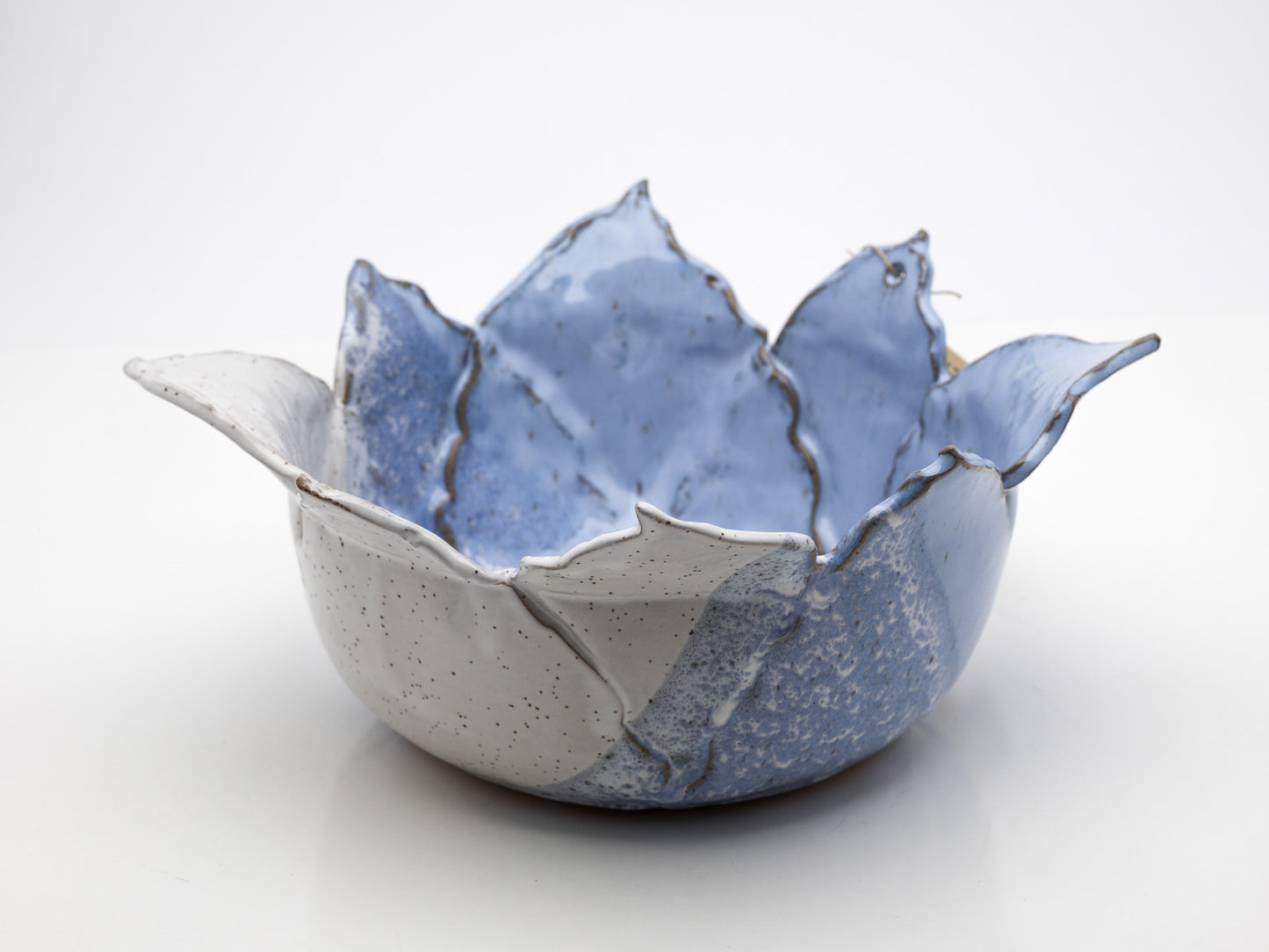 Hand Built Leaf Bowl