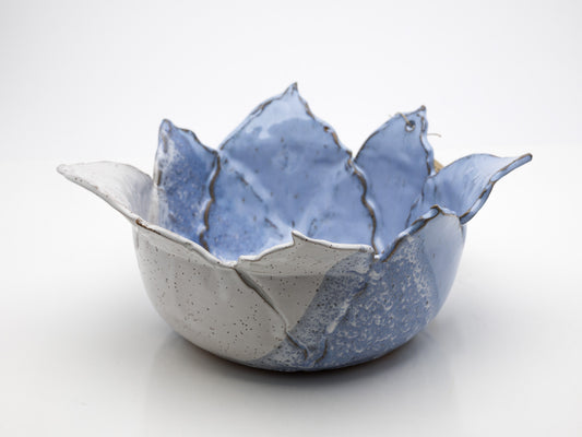 Hand Built Leaf Bowl